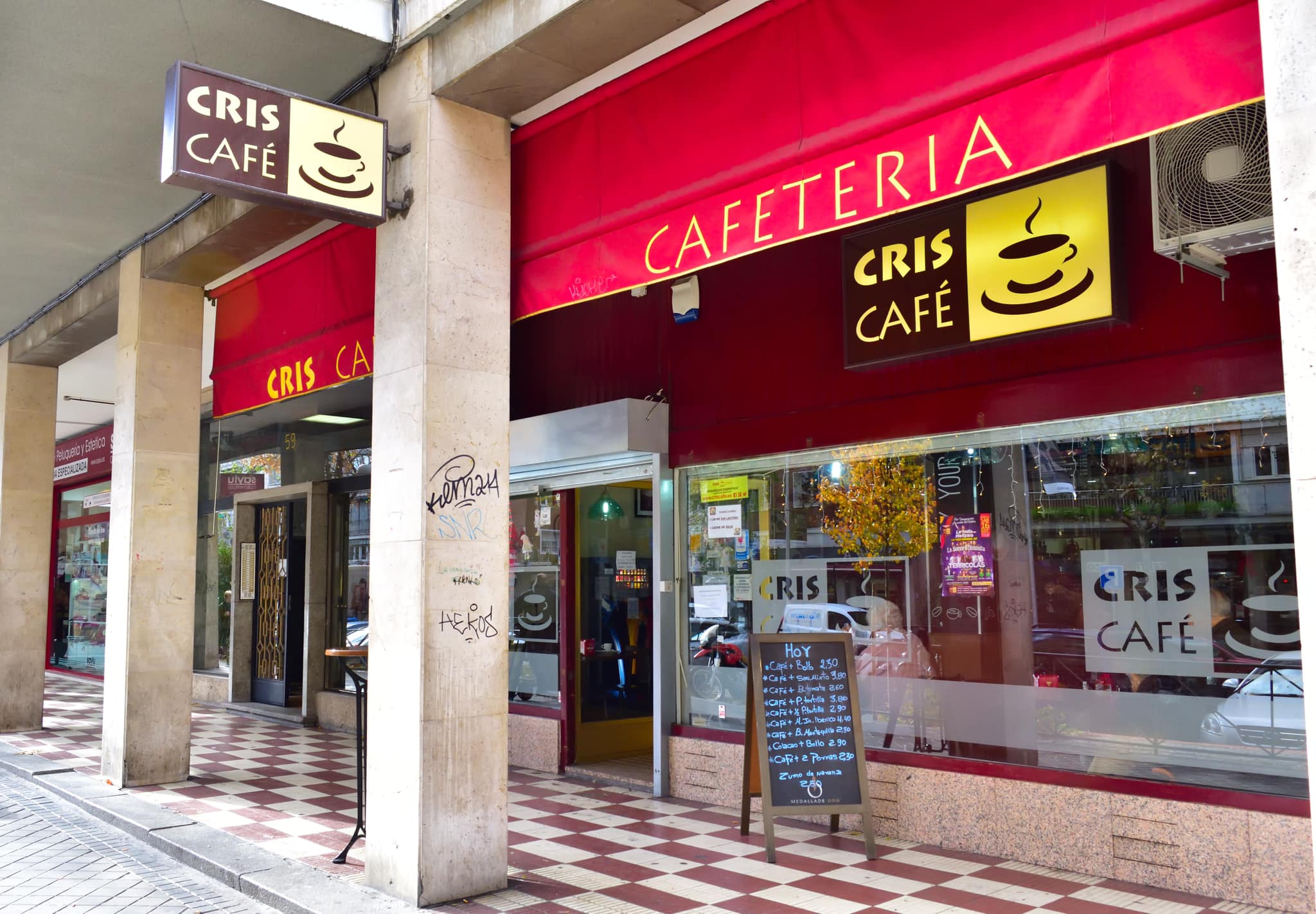 Restaurante en Madrid Cris Café 70 Barrio de Salamanca